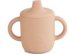 Liewood Mr bear tuscany rose babykop Neil silikone